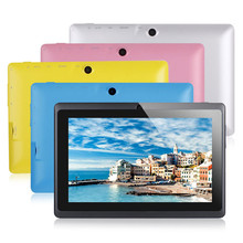 Ultrathin 7 inch Tablet PC 1024*600 Google Android 4.4 OS Allwinner A33 1.2GHz Quad Core CPU Dual Camera Wifi