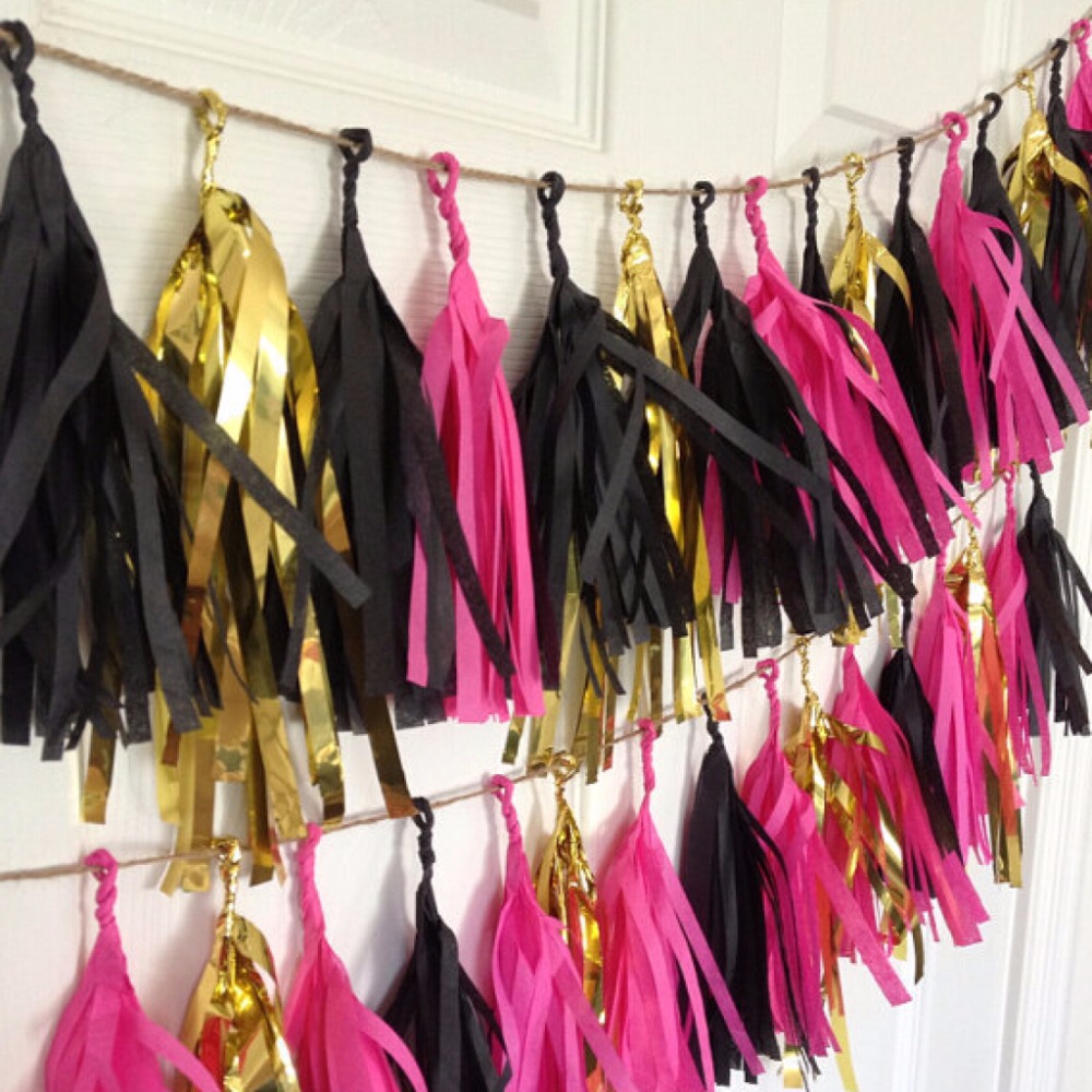 Online kopen wholesale zwart en goud verjaardag decoratieve uit ...