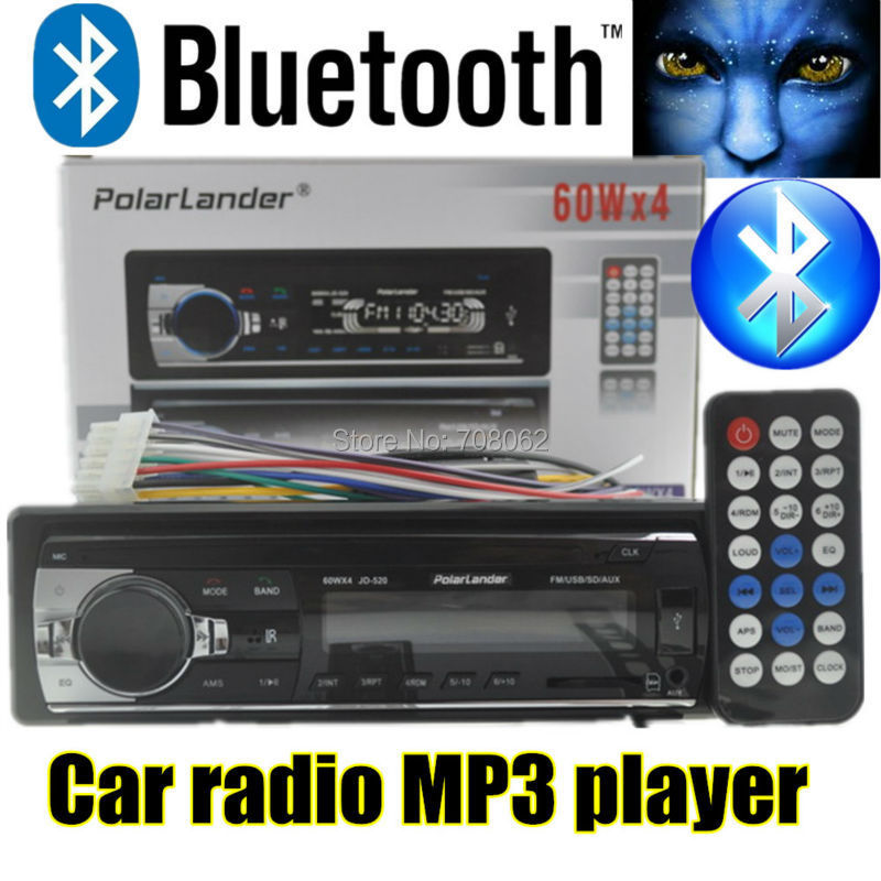 2015 new 12V Car Radio bluetooth MP3 car Audio Player Support Bluetooth radios USB/SD MMC Port Car In-Dash w/remote control
