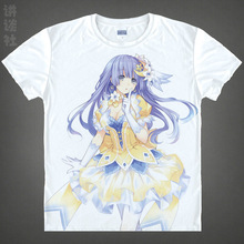 DATE A LIVE T-shirts kawaii Japanese Anime tshirts Manga Shirts Cute Cartoon Kurumi Tokisaki Cosplay shirts 37172682128 tee 136