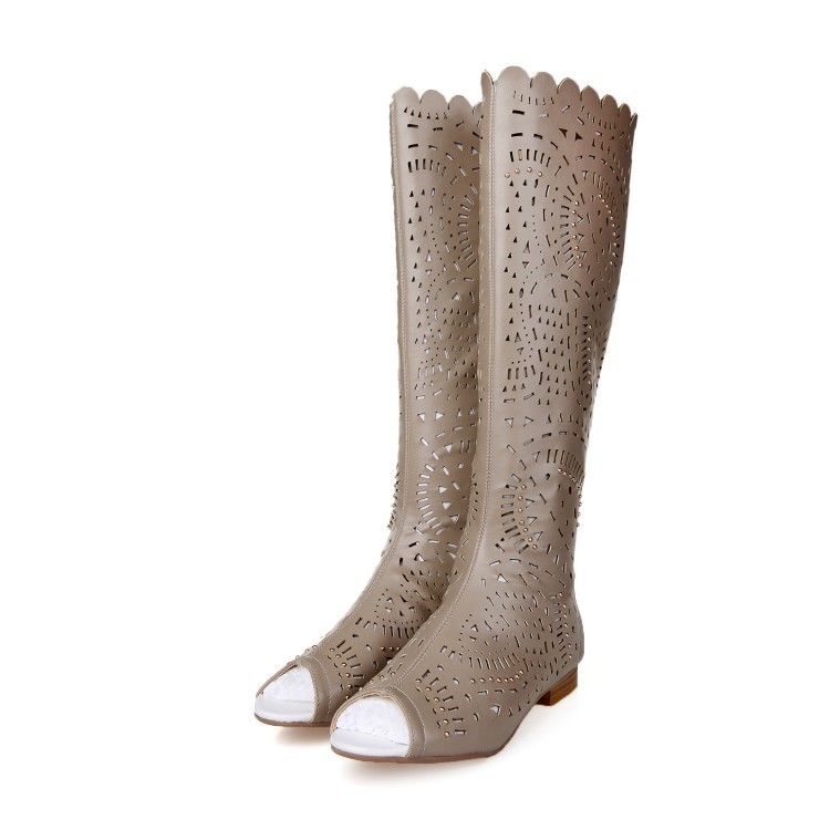 Soft Leather Solid Round Toe Women Fashion Mid-calf Boots,2014 New