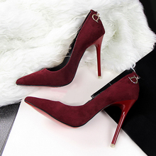 Women Pumps Brand Women Shoes High Heels Sexy Pointed Toe Red Bottom High Heels Zapatos Mujer