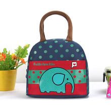 2016 New 17 colors Cute Cartoon Student Lunch Bag Lunch Boxs Bag Handbag Picnic For Women