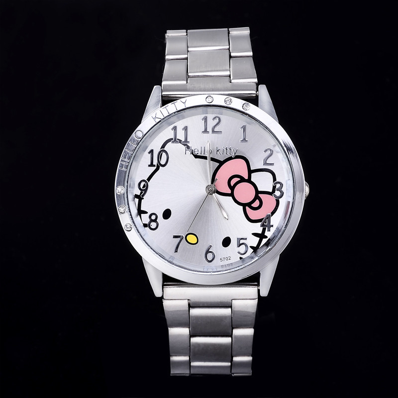 wholesale-Hello-kitty-stainless-steel-watch-women-Lovely-watches-Children-Hello-kitty-Cartoon-watches-feminino