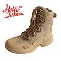 Tactical Boots Military Desert Combat Boots Outdoor Shoes Waterproof Breathable Wearable with Zip Boots Hiking EUR