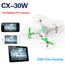 Cheerson CX-30W remote control Rc helicopter 2.4G 6 Axis quadcopter with camera Drones With Camera HD FPV Quadcopter