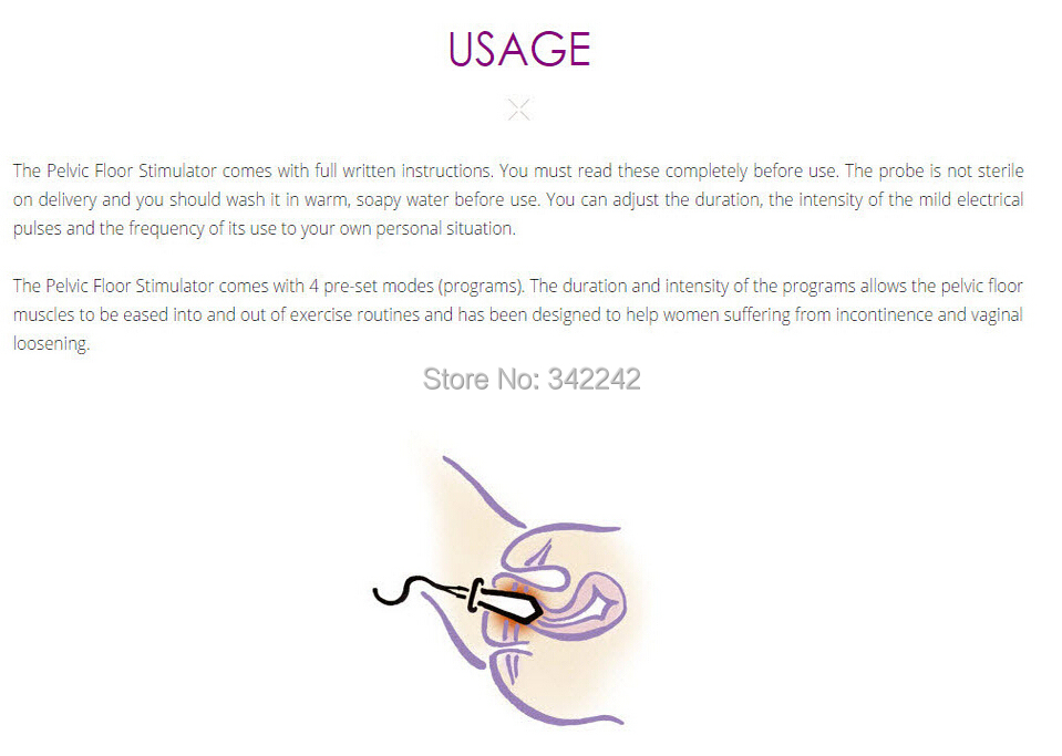 Tens Kegel Exercises Vaginal Massage Pelvic Floor Trainer Pelvic