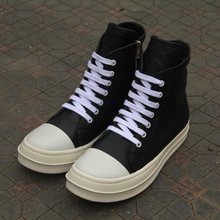 genuine leather plus size 37 46 men outside Outdoor walking ankle boots 100 natural original brands