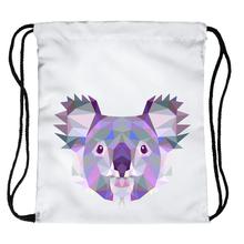 POLYGON KOALA 3D printing Women s Men s Gym Bags Daypack Handbag mochila feminina bolso de