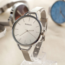 Relojes Mujer 2015 New Fashion Women Dress Watch Stainless Steel Wrist Watch Ladies Quartz Watches Female