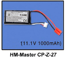 Walkera 11.1v 1000mah 25c LiPo Battery HM-Master CP-Z-27 Helicopter