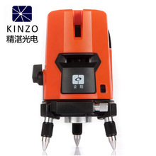 Envío gratis Kinzo 3 líneas 2V1H red 4 puntos línea láser de línea de la cruz nivel láser rotativo autonivelante nivel niveles láser