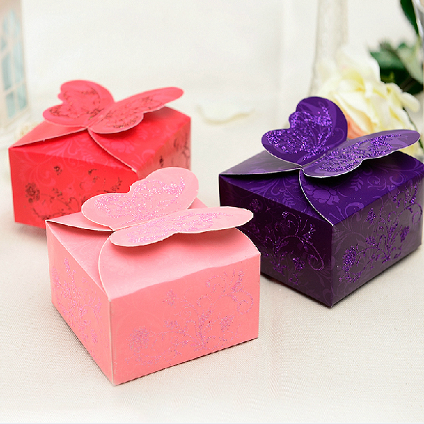 Candy Box Fashion Square Gift Wrap Party Dessert Box Package Wedding ...
