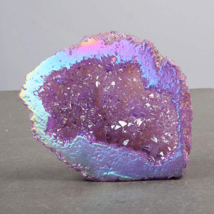Buy 1KG Aura Quartz Healing Stones Natural Crystals Geode Druzy Stone, Spirit