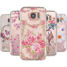 Ultra Thin Soft Case for Samsung Galaxy S7 Edge Silicon Case Mobile Phone Cases Cover Accessories Flower Dandelion Butterfly