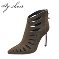 Soft Leather Solid Round Toe Women Fashion Mid-calf Boots,2014 New