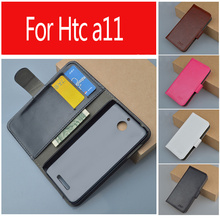 Flip Leather Wallet Cover with Stand for HTC Desire 510 A11