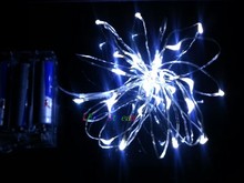 Purple Led mini Silver Wire String Lights 2M 20leds Warm White and White