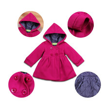 New 2015 Autumn kids jacket Children s cartoon winter coat sleeve fashion baby coat girl s