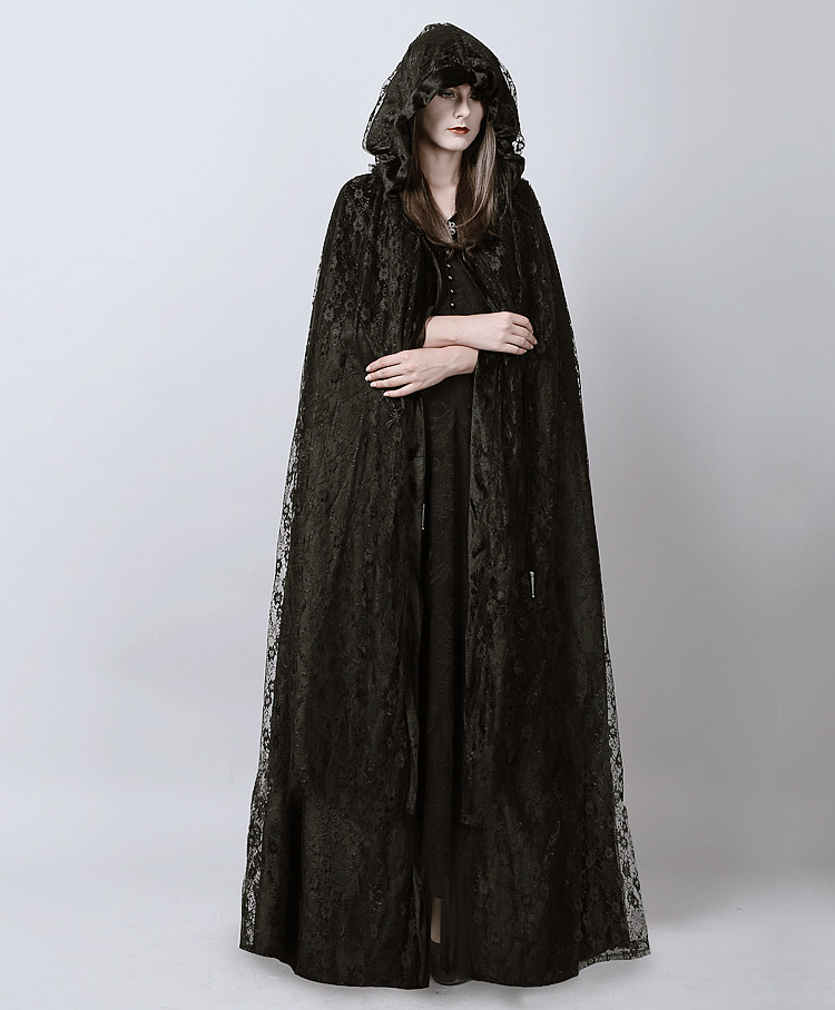 black lace cloak