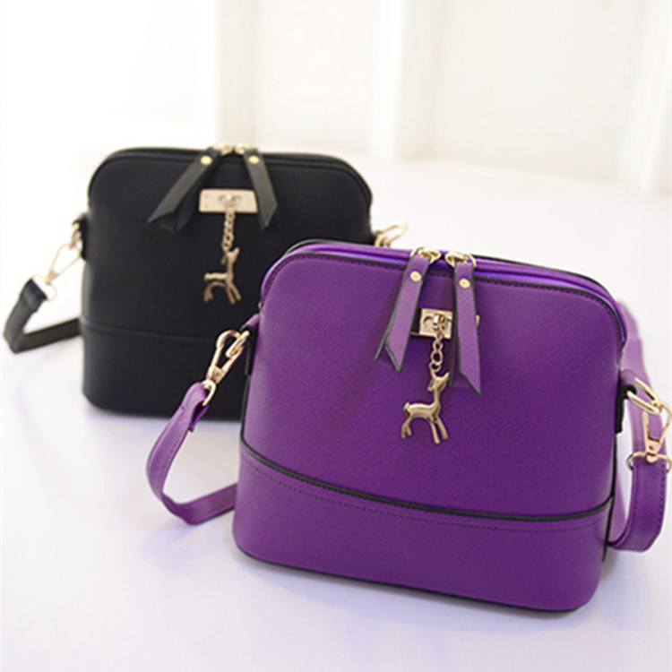2015 women s messenger bags fashion vintage small Shell Pu Leather handbag new summer casual bag