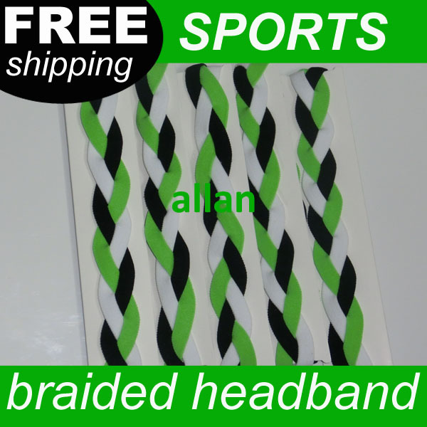 Wholesale Braided Elastic Stretch Fashion Headbands for Teens Girls Women Softball Pack Volleyball Basketball Sports Teams