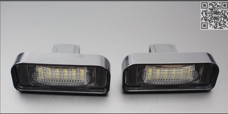 Car License Plate LED Light Lamp For Mercedes Benz S MB W220 High Brightness Light Tuning Easy Change Color Temperature-1
