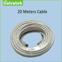 White/ Black N-male connector 20 meters cable for Connecting outdoor /indoor antenna to mobile signal booster