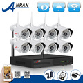 2TB HDD 8CH Wireless NVR CCTV System P2P 720P IP Camera WIFI HD H 264 Outdoor