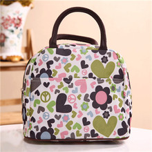 New Fashion Cartoon Lady Women Handbags lunch box bag Character Animal prints Candy bag Polyester Totes makeup bag bolsa termica
