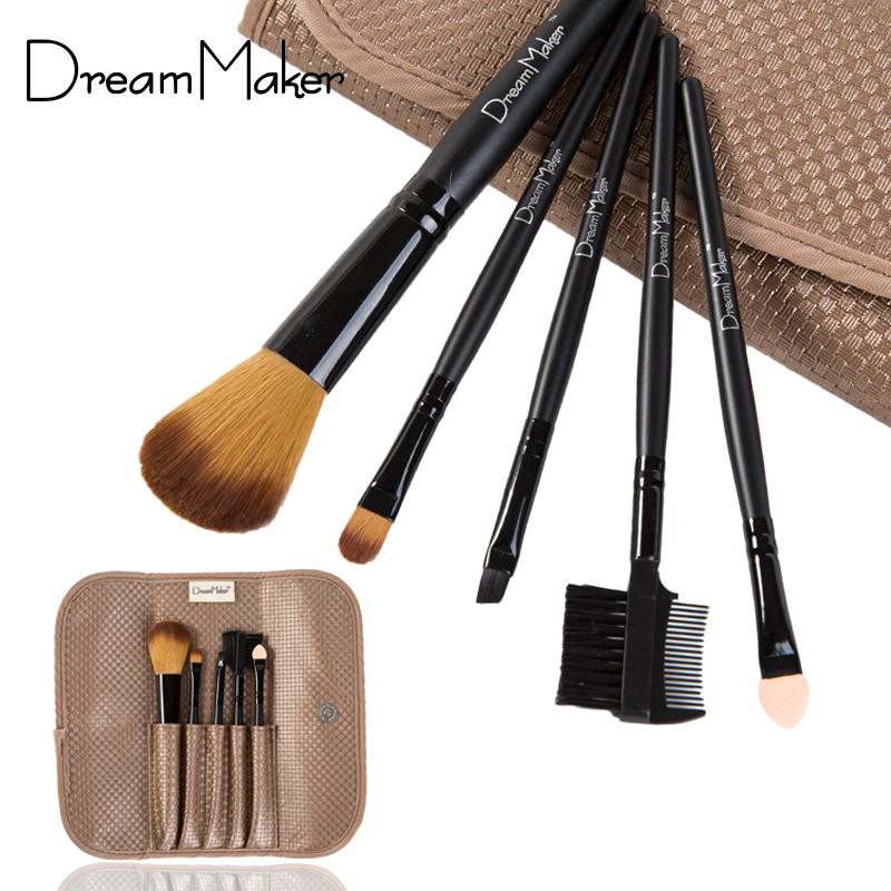 DreamMaker 5pcs Cosmetic professional makeup Brushes Set kit Make up Brushes Kits for Women foundation brush