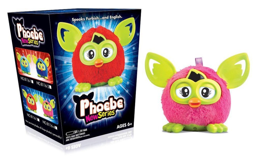 New series electronic pets firby boom firbi plush i phoebe Talking Repeat i...