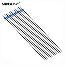 Maxin New Arrival 12X 4.2mm Inner Diameter Archery Carbon Arrows 32″ (81cm) Length Arrow Carbo For Recurve Bow Free Shipping
