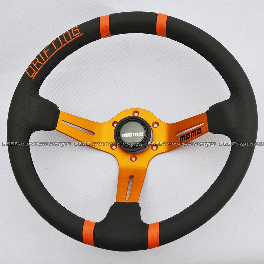 leather drifting car steering wheel universal (1)