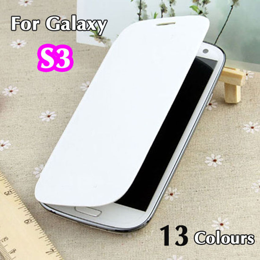 Leather Case Flip Cover Sleeve Bag Original Battery Case Housing Holster Shell For Samsung Galaxy S3