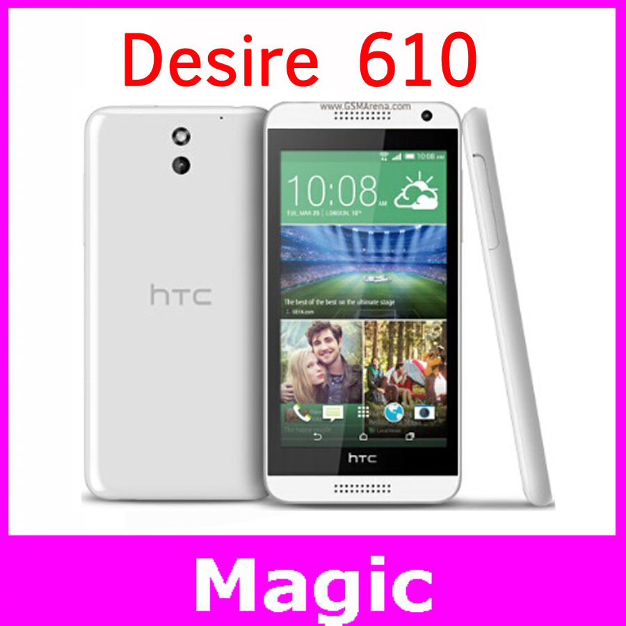 Original unlocked HTC Desire 610 mobile phone Quad core 8MP Camera 4 7 inch touch screen