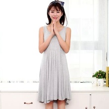 2016 new summer maternity dresses knitted plus size women’s dresses pregnant dresses 16081