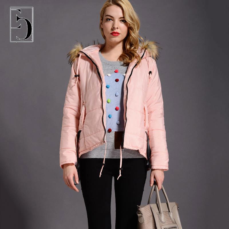 Women Plus Size Cotton Jacket Winter Fashion New Hooded burrs Patchwork Coat Casual Full Sleeve Solid Slim Women's Jackets 5XL