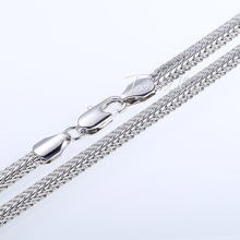 6MM 18K Rose Yellow White Gold Filled Necklace MENS Chain Womens Necklace Snake Chain Fashion Jewelry