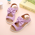 WOBIPULL 2017 girls sandals Kids White purple pink princess shoes for girls baby Bow Hollow student