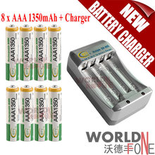 FREE SHIPPING! BTY AAA 1350mAh Rechargeable Ni-MH Battery for LED Flashlight/Toy/PDA – B 12PCS/Lot (WF-RB035-12) [Worldfone]