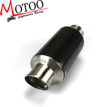 Motoo – E-MARK 51mm Standard-Mount GP Corsa Racing Slip-On Exhaust For HONDA CBR CB400 CF250 CBR600 CBR250 ER6R YZF600 sticker