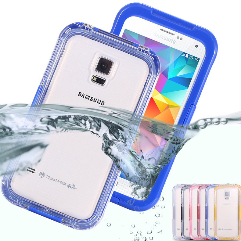 Waterproof Swim Surfing Case For Samsung Galaxy S3 S4 S5 i9300 i9500 i9600 Clear Front Back