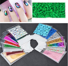 50 Sheet Randomly Nail Foil Sticker Star Style Art Polish Transfer Decal Craft Nail Decorations DIY