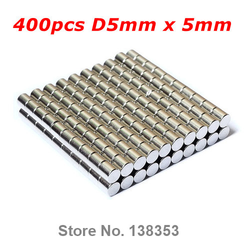 200pcs Bulk NdFeB Neodymium Rod Magnets Dia 5mm x 5mm N35 Super Powerful Strong Rare Earth NdFeB Cylinder Magnet