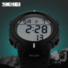 New 2015 Sports Watches Men SKMEI Brand LED Electronic Digital Watch 50ATM Swim relojes montre homme