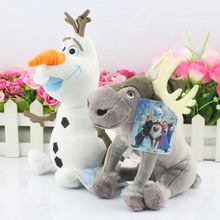 Olaf Snowman Plush Toy Sven Milu Deer Toys Princess Elsa plush Anna Plush Doll Toys