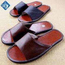 2016 Summer Home Shoes Leather Men Women Indoor Slippers Household Pantoufle Femme Pantufa Plus Size Pantuflas Chinelo Masculino