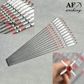 12x Carbon Arrows 400 500 600 spine with 4pcs Turkey feather for Longbow Recurve Bow Hunting