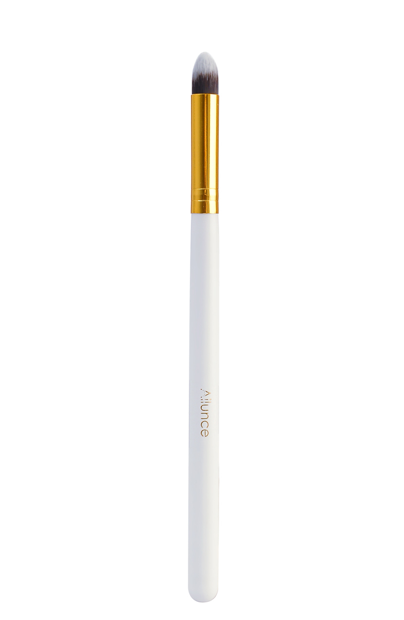 White gold New Eye brushes set eyeshadow Blending Pencil brush Make up ...